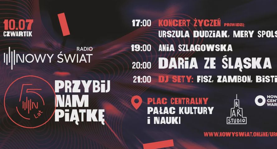 Radio Nowy Świat świętuje 5. urodziny. Znamy szczegóły