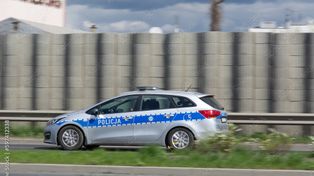 Wypadek na A4 w Mysłowicach. Kierowca uderzył w bariery i uciekł z miejsca zdarzenia