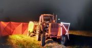 Tragedia podczas prac polowych. Nie żyje mężczyzna wciągnięty przez prasę rolniczą
