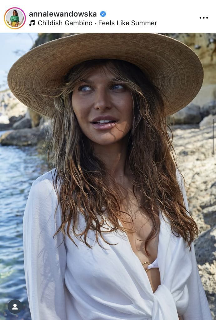 Anna Lewandowska pokazała efekty sesji na plaży 