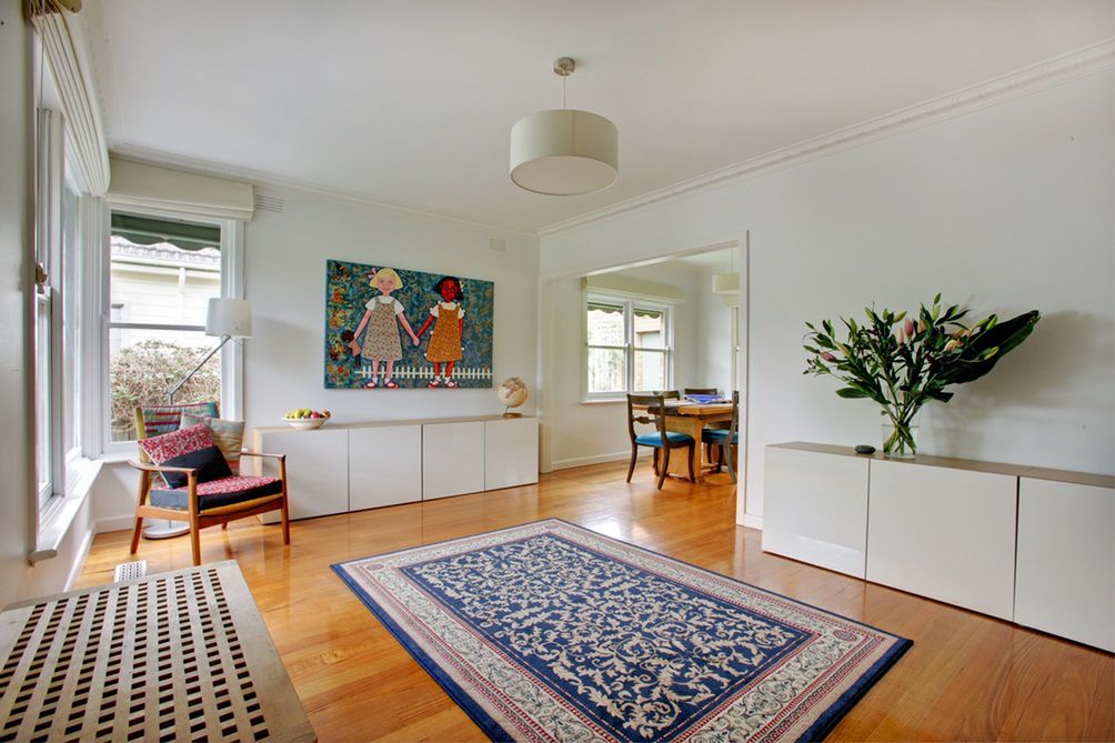 Salon urządzony według zasad feng shui