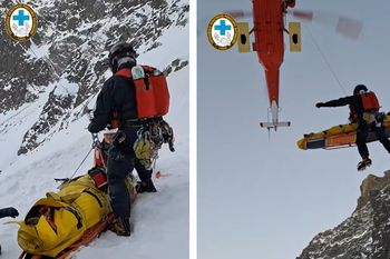 Wypadek turysty na Rysach. TOPR pokazał nagranie z akcji ratunkowej