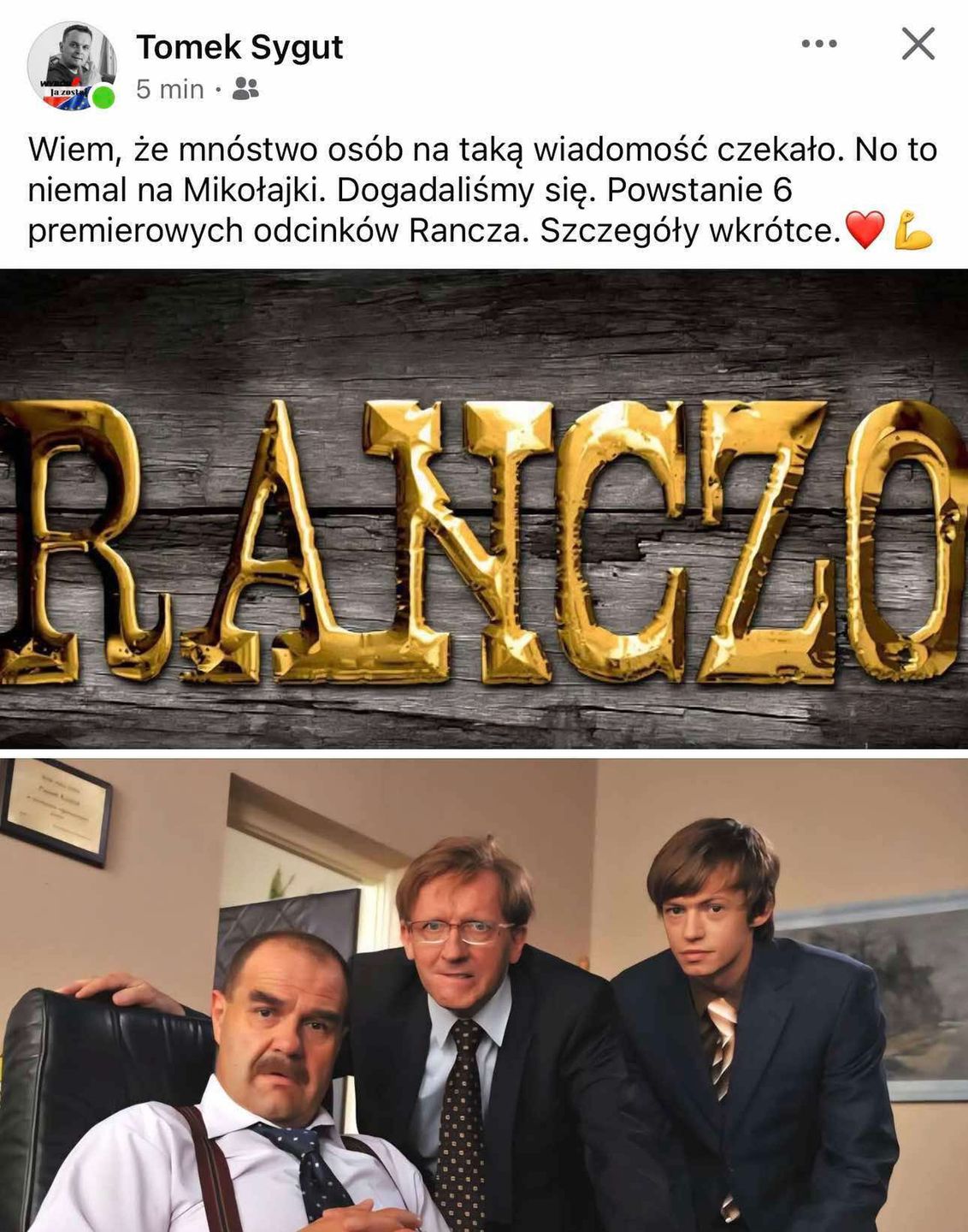 "Ranczo" wróci do telewizji