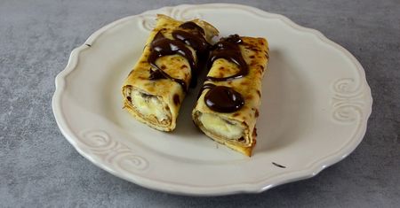 Naleśniki z bananem i czekoladą. Najlepszy deser