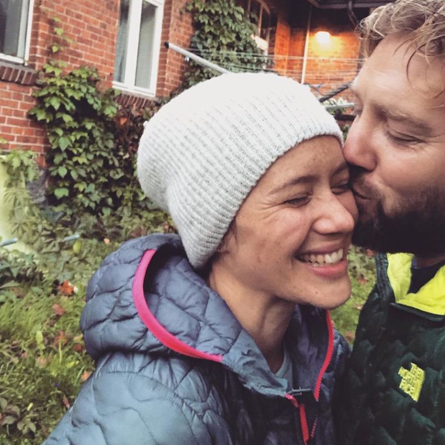 Hanna Konarowska z mężem 