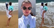 Katarzyna Sokołowska relacjonuje relaks nad morzem z synem. Ivo Lew ma już 3 lata