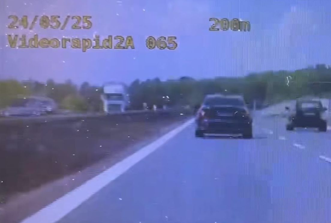 Pirat drogowy w BMW stracił prawo jazdy na autostradzie A4