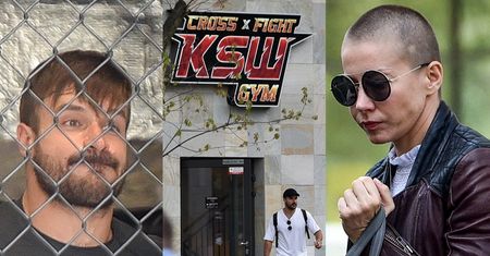 Kasia Warnke aka Sinead O'Connor wspiera męża ćwiczącego do KSW. Będzie walczył w klatce? (ZDJĘCIA)