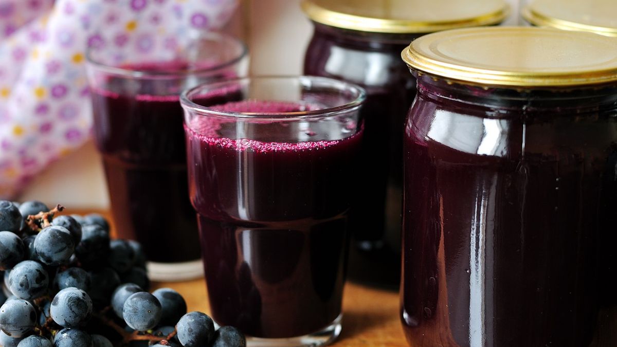 Przepis na najlepszy sok z winogron.