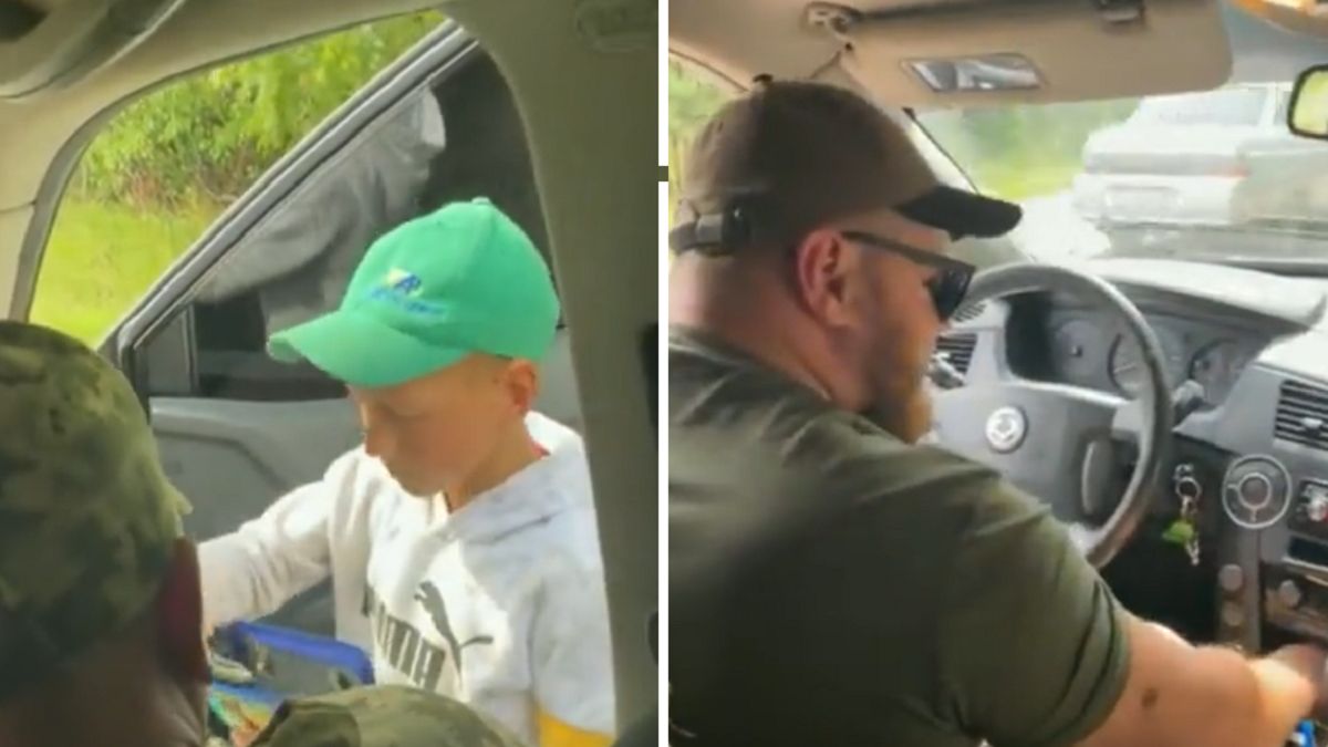 Ukraińskie dzieci chcieli pomoc żołnierzom