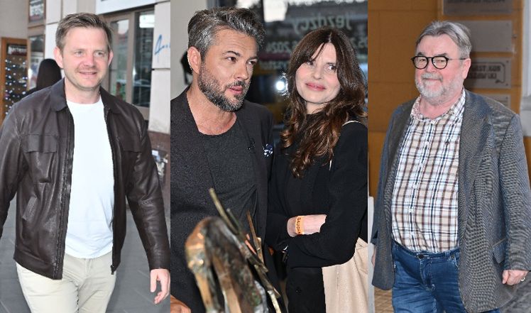 Garstka celebrytów na wernisażu le