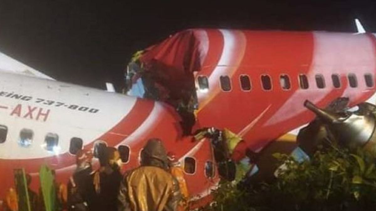 Samolot leciał z Dubaju.