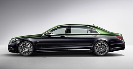 Mercedes-Benz S600 Maybach jesienią