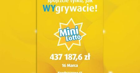Kolejny szczęśliwy gracz z Lubelskiego! Wygrał ponad 430 tysięcy złotych w Mini Lotto