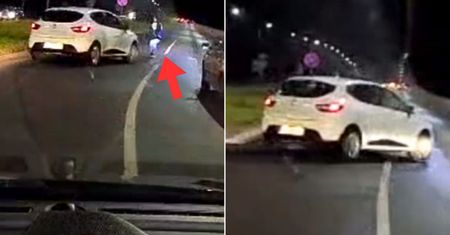 Jechał wprost na pieszego. Nagranie pogrążyło kierowcę