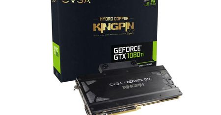 EVGA GTX 1080 Ti K|NGP|N Hydro Copper karta z chłodzeniem wodnym typowo do OC