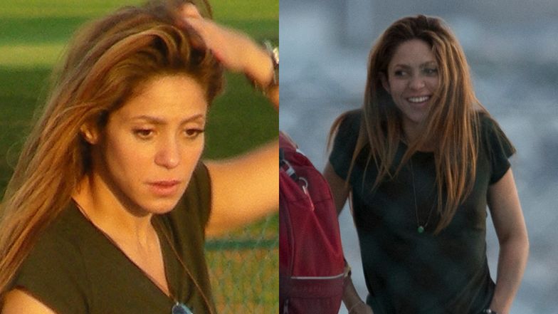 Shakira dopinguje syna podczas meczu piłarskiego w Barcelonie