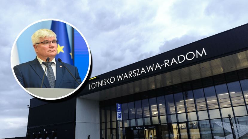 Maciej Lasek mówi, że rząd chce "uratować" lotnisko w Radomiu