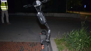 Zamość: Potrącenie użytkownika hulajnogi. 40-latek trafił do szpitala
