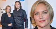 Dominika Chorosińska i jej mąż z fryzurą na "wczesnego Radka Majdana" pozują na premierze filmu fundacji ojca Rydzyka (ZDJĘCIA)