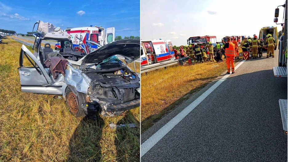  Do zdarzenia doszło na jezdni w kierunku Wrocławia.