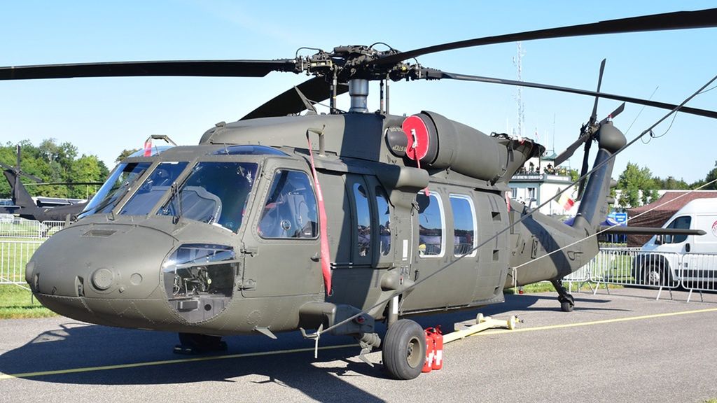 UH-60 helicopter of the Croatian armed forces