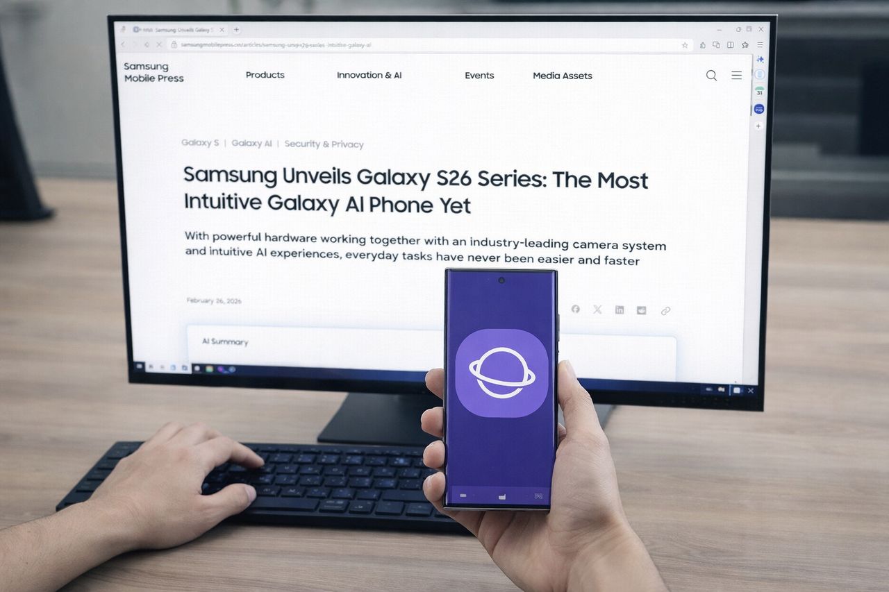 Przeglądarka Samsung dla Windowsa oficjalnie. Ma funkcje ze smartfonów