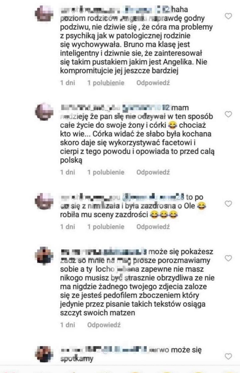Rodzice Angeliki z "Love Island" kłócą się z fanami show