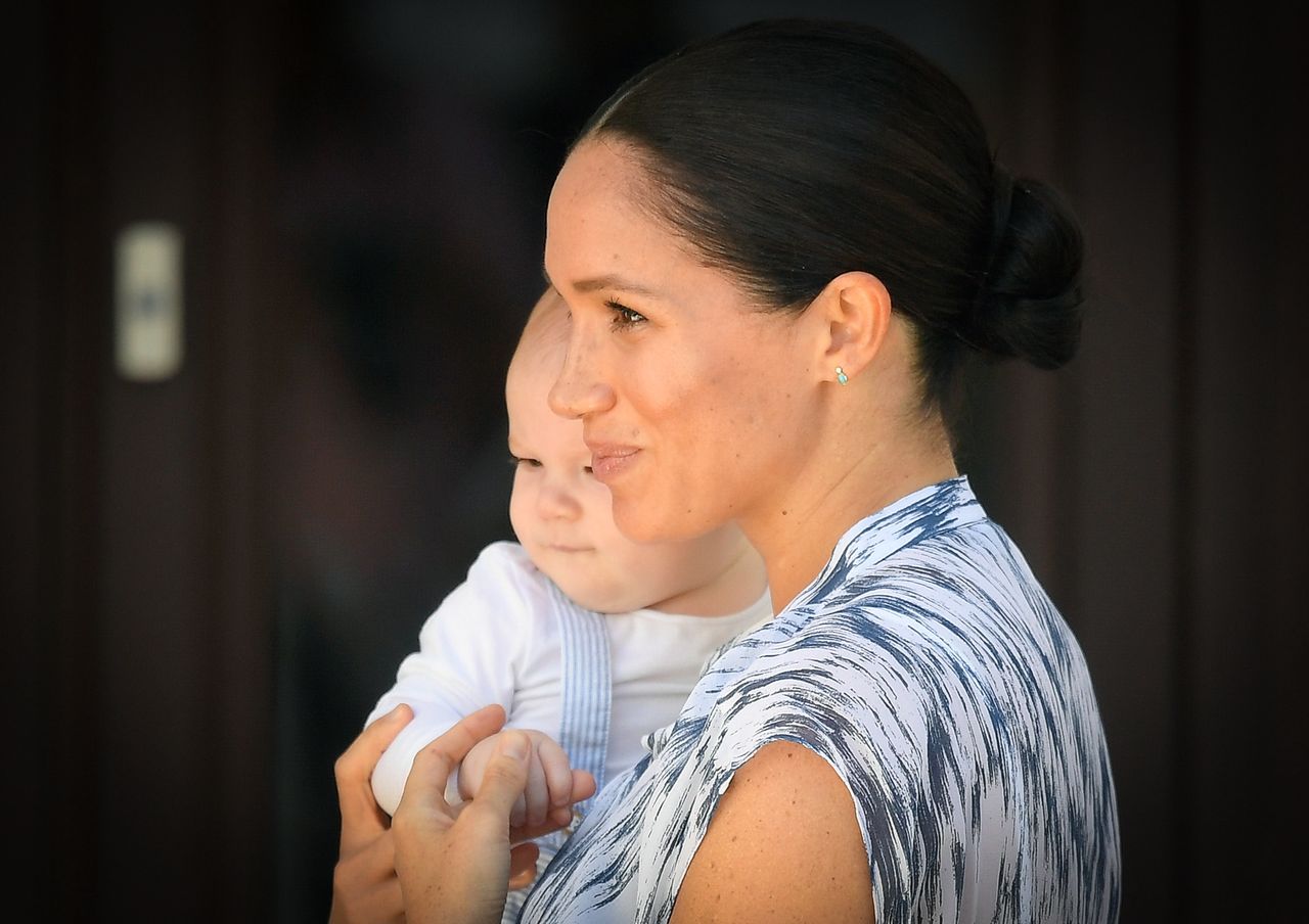 Mały Archie na zdjęciu! Widać już jego kolor włosów