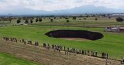 Ogromna dziura w ziemi w Meksyku. Niezwykłe nagrania świadków