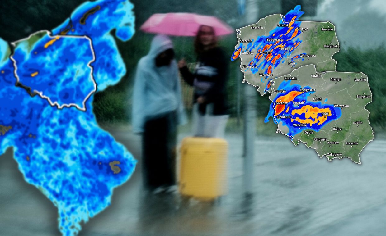 Silne burze przemieszczą się przez całą Polskę w nocy 30 czerwca – 1 lipca