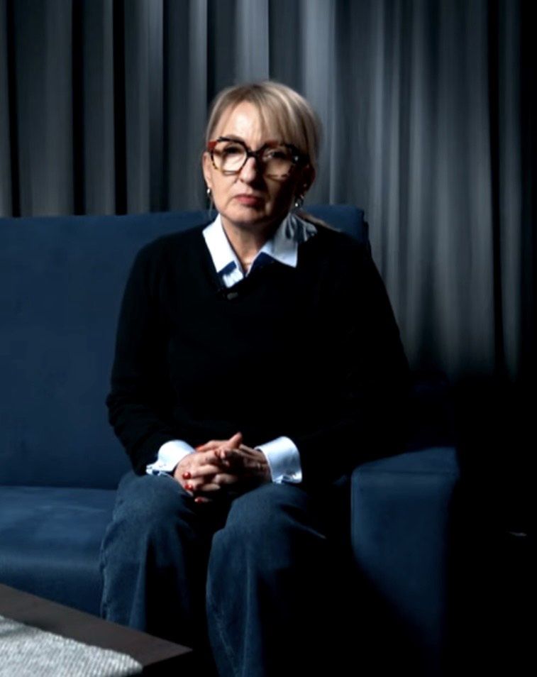Iwona Główczyńska podczas rozmowy