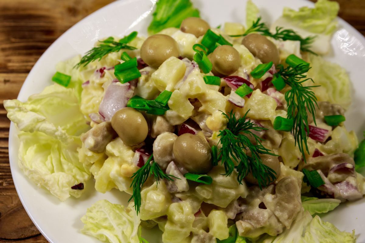 Upgrade your Christmas menu with this mushroom salad recipe