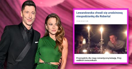 10 lat temu na Pudelku: Anna Lewandowska również zrobiła Robertowi urodzinową niespodziankę
