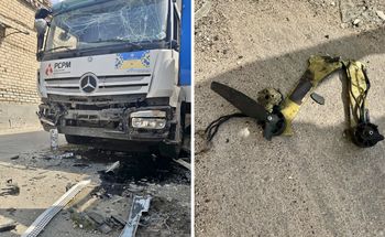 Chersoń pod ostrzałem. Rosja zaatakowała punkt pomocy humanitarnej