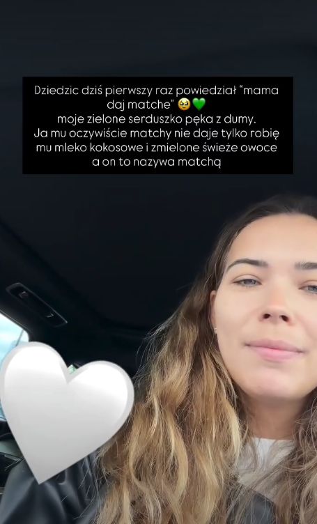 Sandra Kubicka z synem