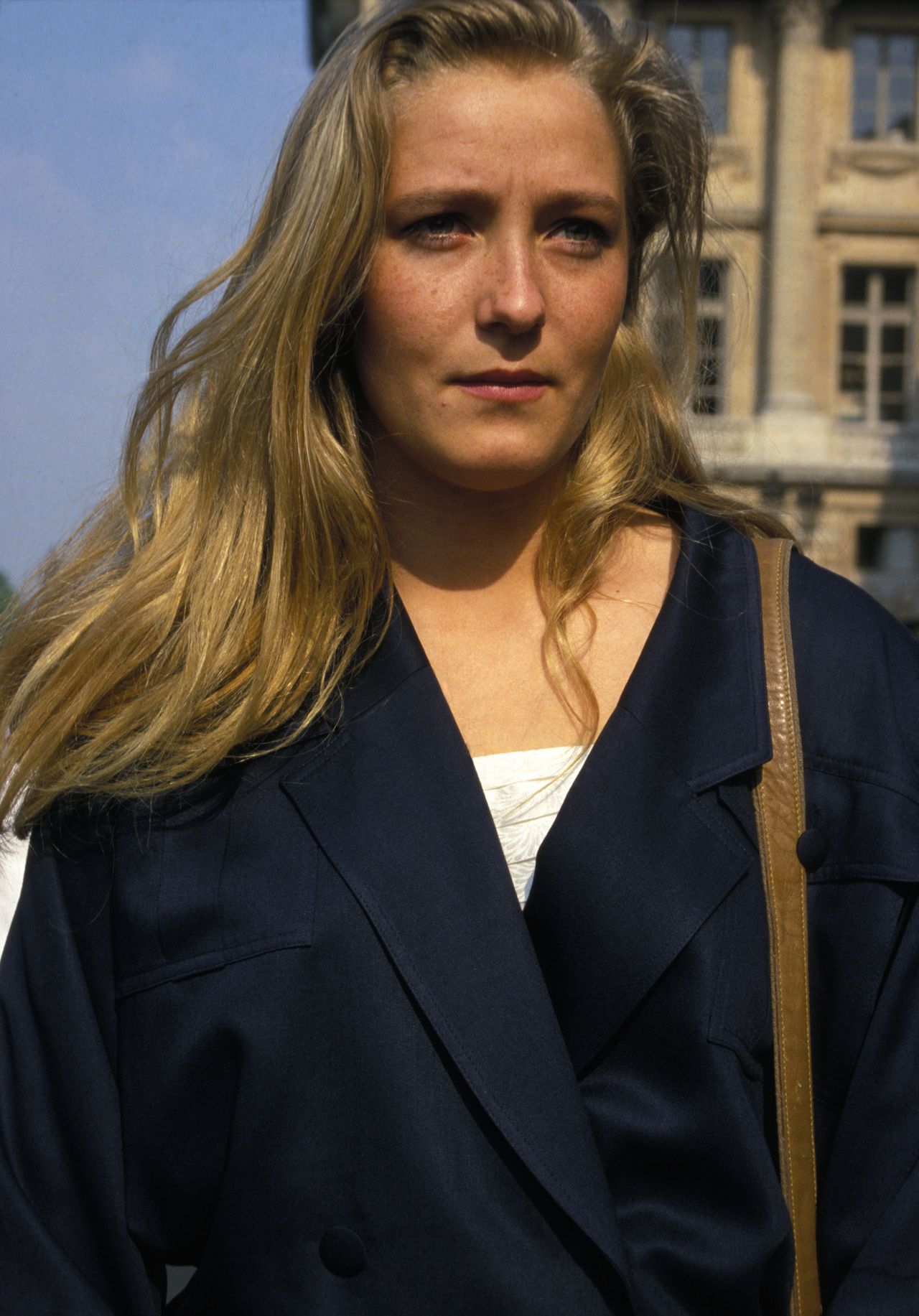 Marine Le Pen in May 1987. She was only 18 years old at the time.