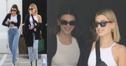Hailey Bieber i Kendall Jenner buszują po luksusowych sklepach w "bliźniaczych" stylizacjach (ZDJĘCIA)