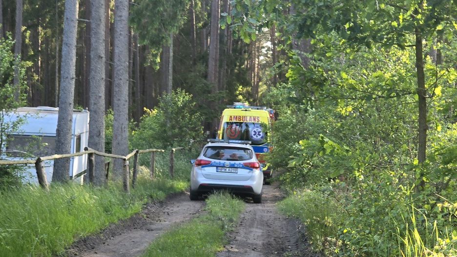 Do zdarzenia doszło w czwartek w godzinach popołudniowych nad jeziorem Hajka.