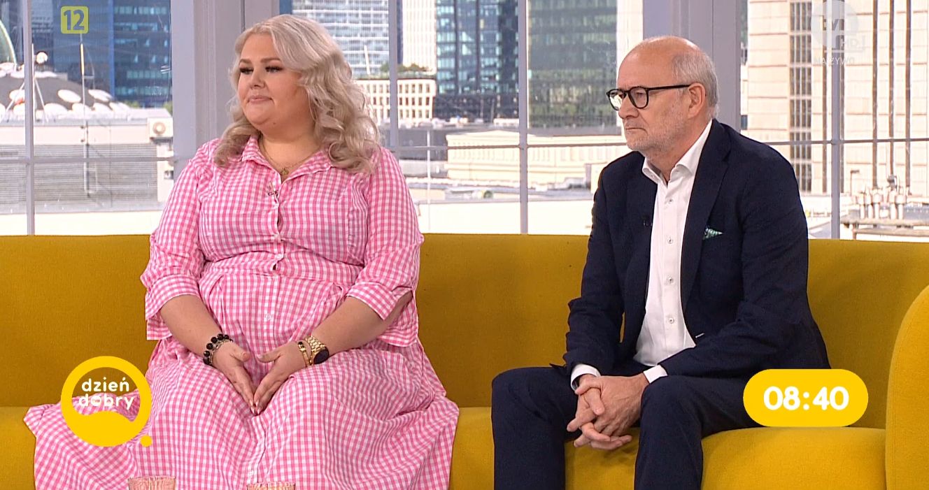 Kinga Zawodnik na kanapie "Dzień Dobry TVN"
