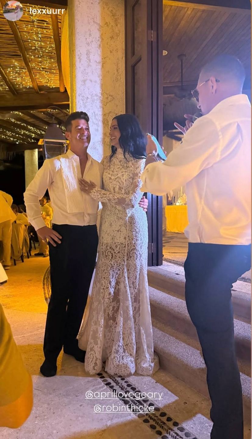 Robin Thicke i April Love Geary wzięli ślub
