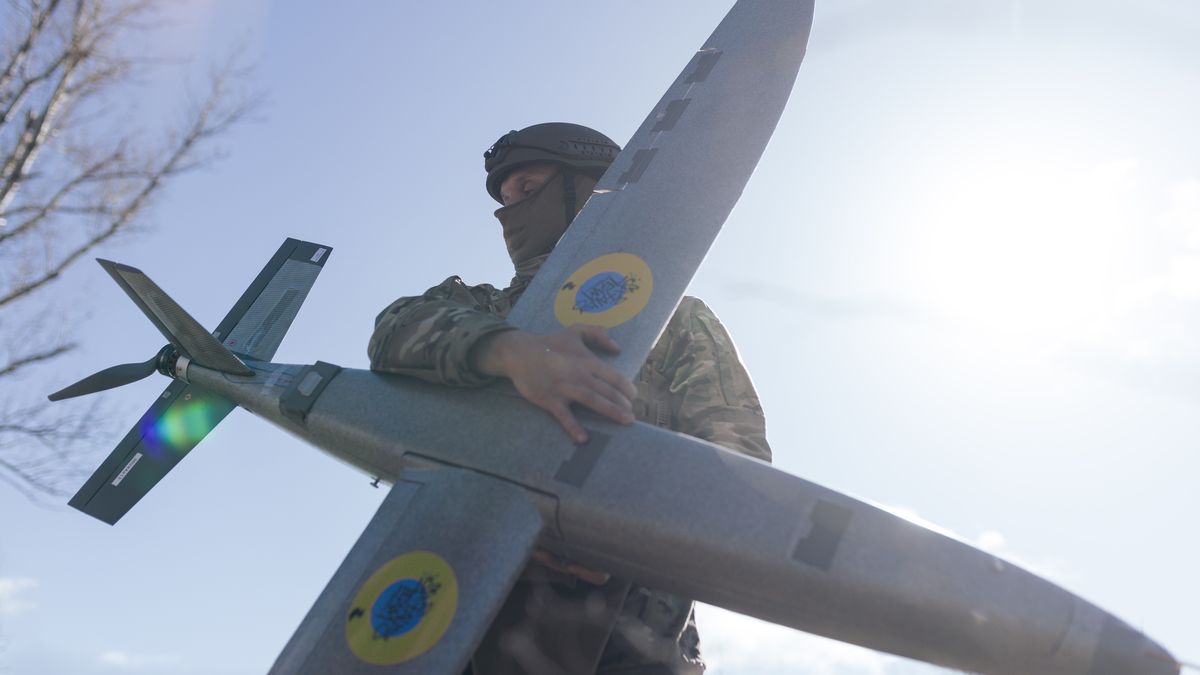 Ukraińskie drony uderzają w Rosjan