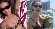 Sandra Kubicka relacjonuje urlop w Dubaju, prężąc się w panterkowym bikini: "Tak, ja się na plażę zawsze stroję"