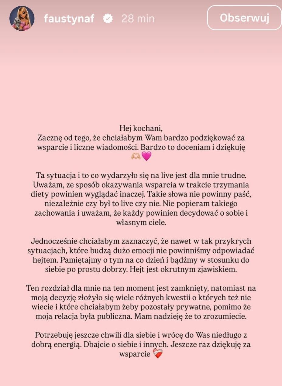 Oświadczenie Fausti