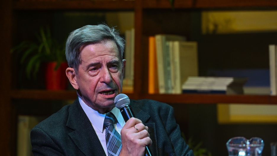 Andrzej Zoll, a Polish lawyer, former judge and president of the Polish Constitutional Tribunal, and former Polish Ombudsman, seen at the meeting with local members of the Civic Platform at the 'Pod Jaszczurami' club in Krakow.
On Monday, January 30, 2023, in Krakow, Lesser Poland Voivodeship, Poland. (Photo by Artur Widak/NurPhoto via Getty Images)