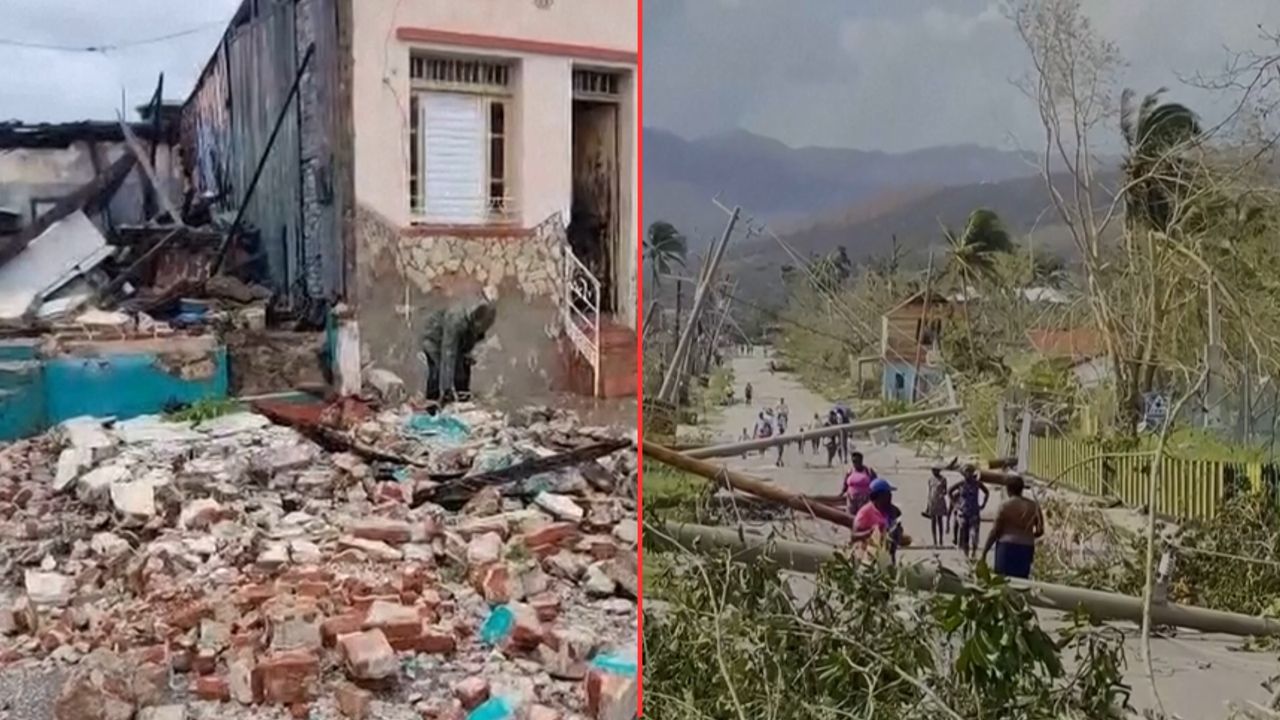 Huragan Melissa spustoszył trzy kraje. Nagrania skutków katastrofy