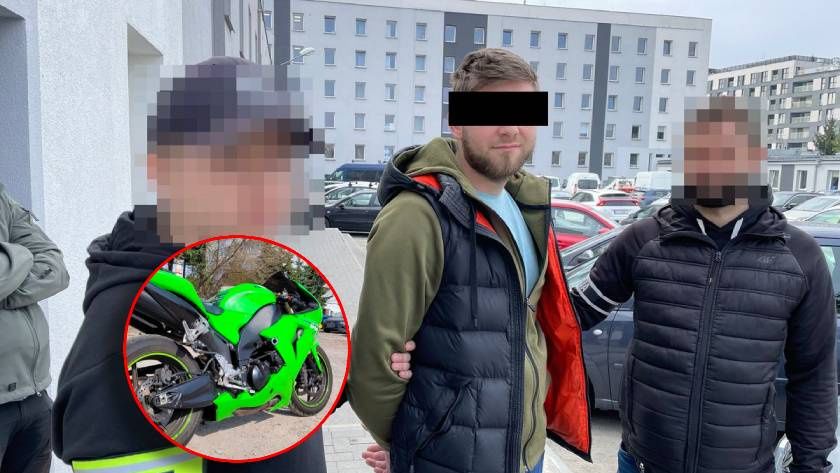 Tymczasowy areszt dla 28-letniego motocyklisty, który potrącił policjanta na ul. Muzycznej
