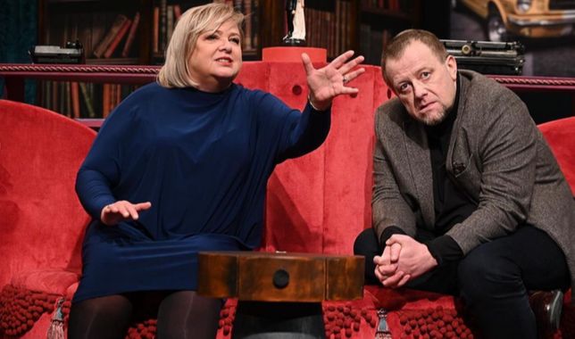 Anna Gronostaj i Olaf Lubaszenko w Teatrze Capitol