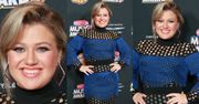 Odchudzona Kelly Clarkson w dziwacznej sukni Balmain