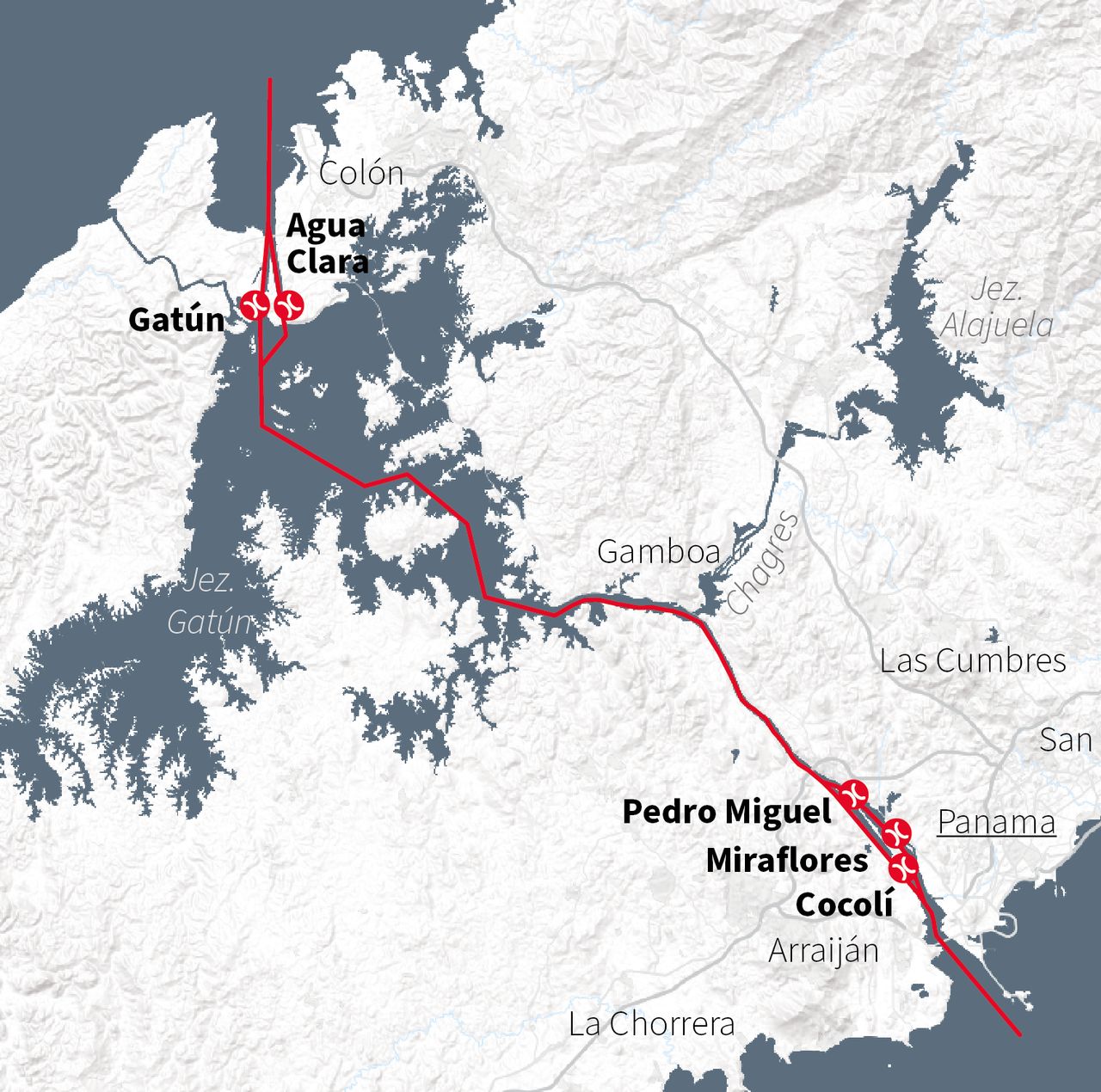 The Panama Canal is a key maritime route for the world.